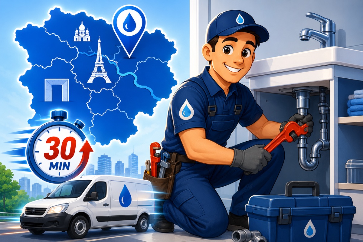 Plombier d'urgence en Île-de-France